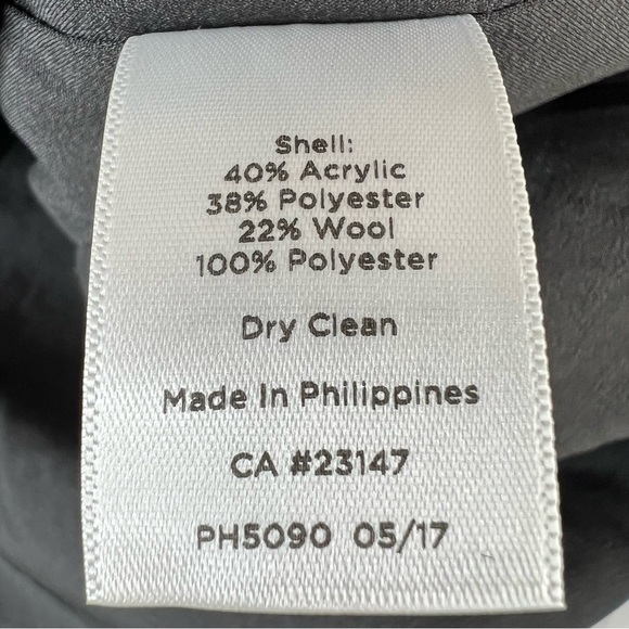 TALBOTS Rose Pink Boucle Tweed Fringe Wool Blend Skirt Women's Size 10P - Picture 10 of 11